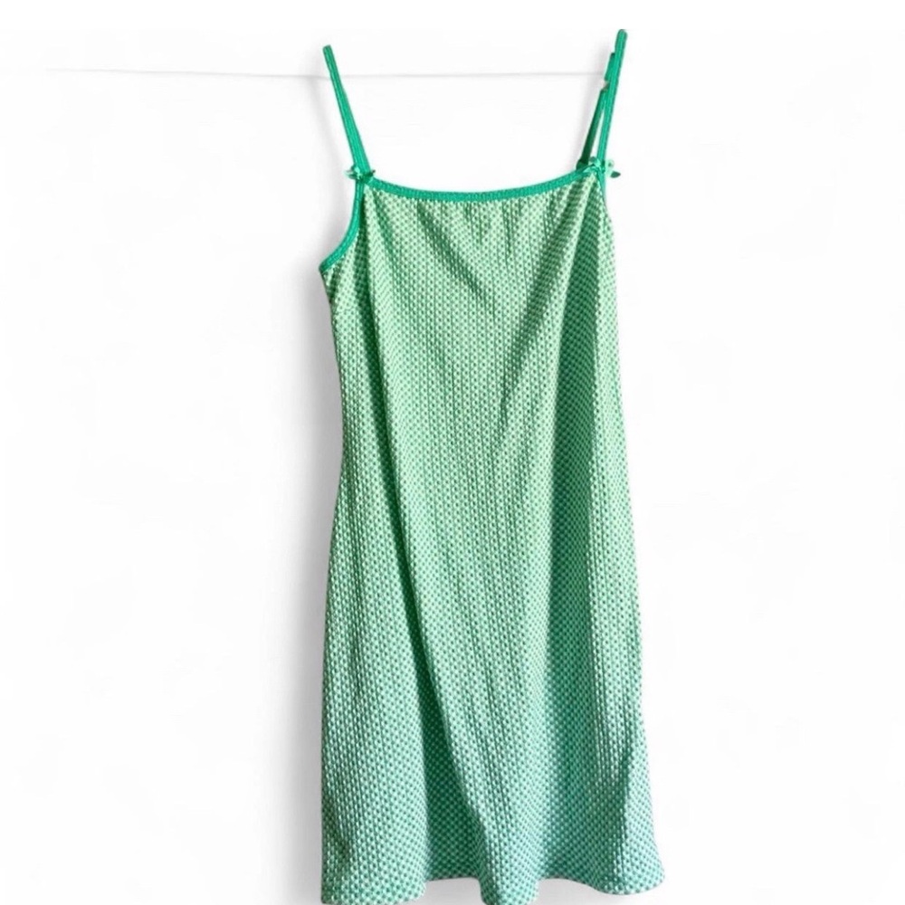 Wild Fable Green Checkered Top SMALL